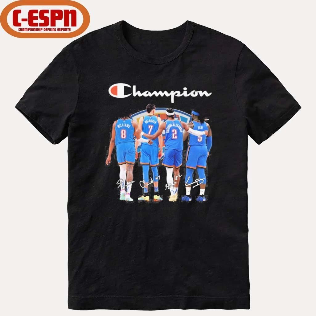 Champion OKC Thunder Williams, Holmgren, Gilgeous-Alexander And Dort Shirt