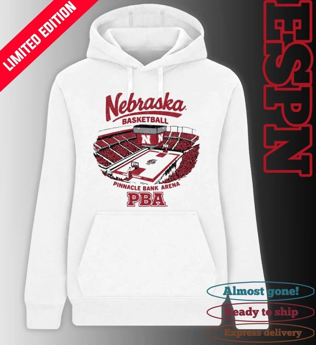 Nebraska Cornhuskers Basketball Pinnacle Bank Arena Shirt