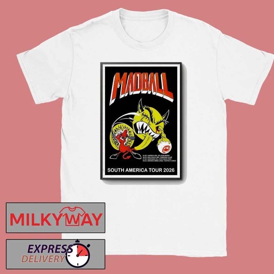Madball South America Tour Mar 2026 Poster shirt