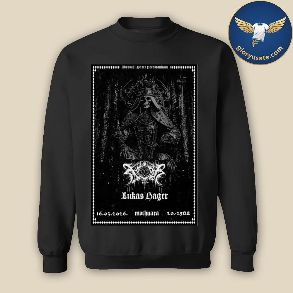 Lukas Hager March 16 2026 Mocvara Poster Shirt