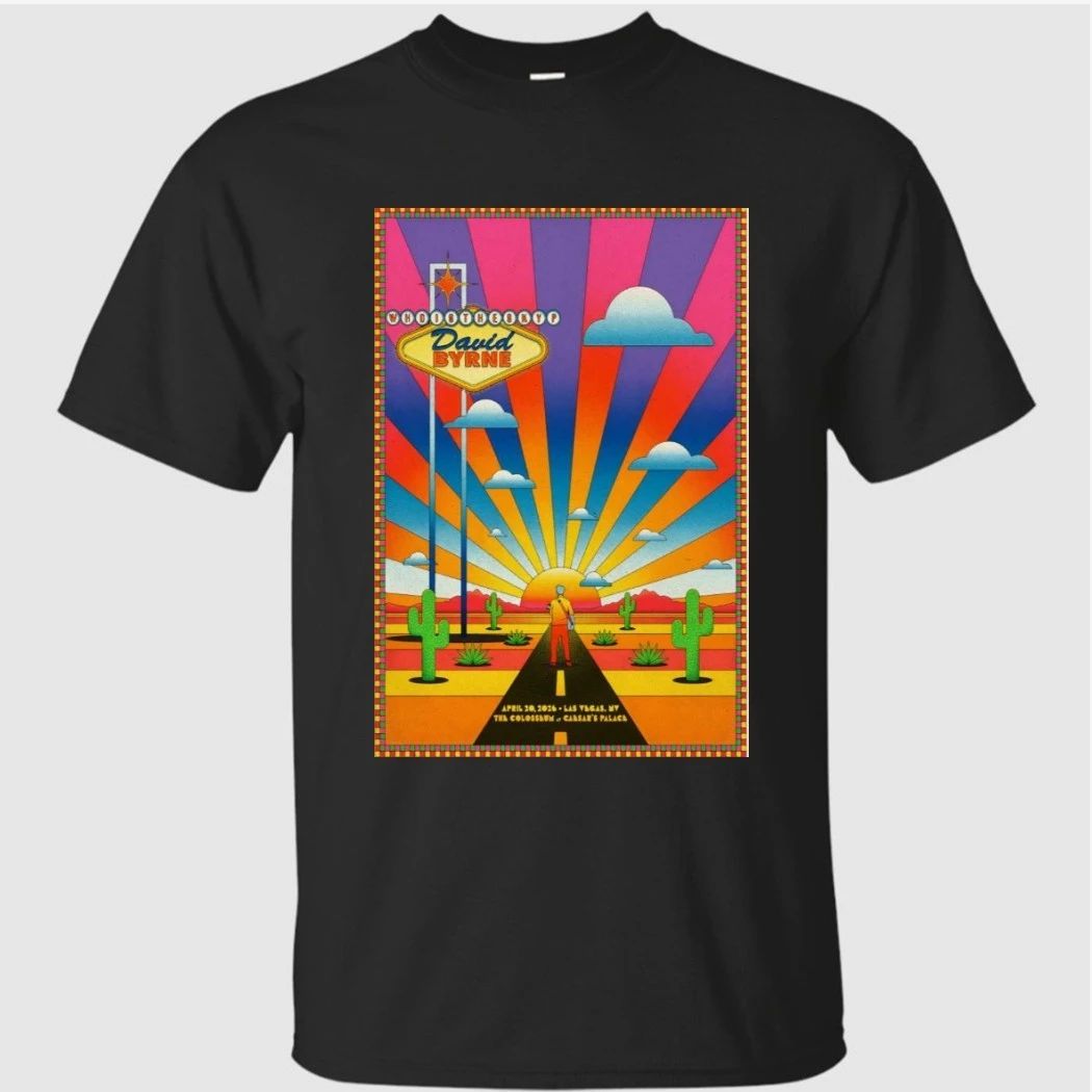 David Byrne Las Vegas NV 4-20-2026 Poster Shirt