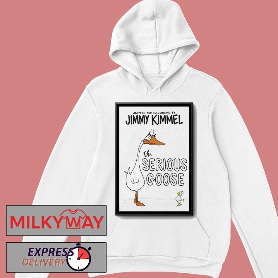 The Serious Goose Illustrated Art Poster shirt