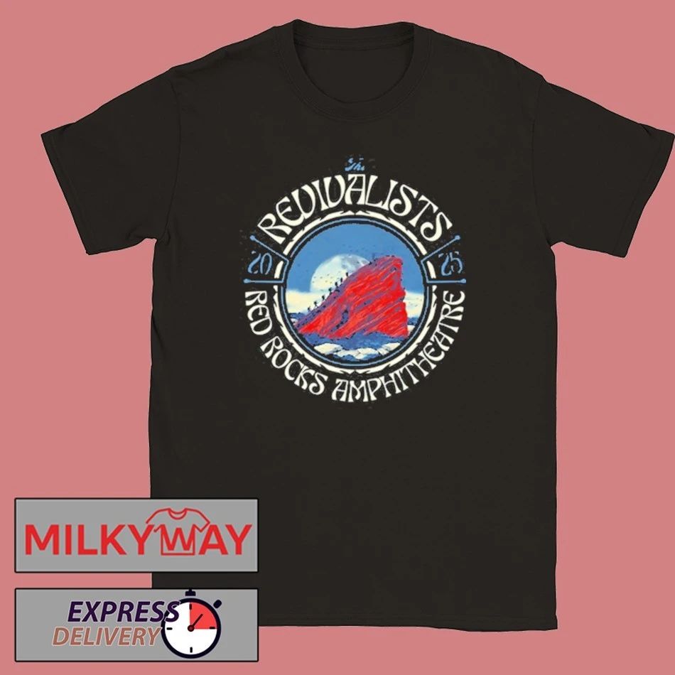 The Revivalists Oct 9 2025 Morrison CO Red Rocks Amphitheatre Tour Shirt