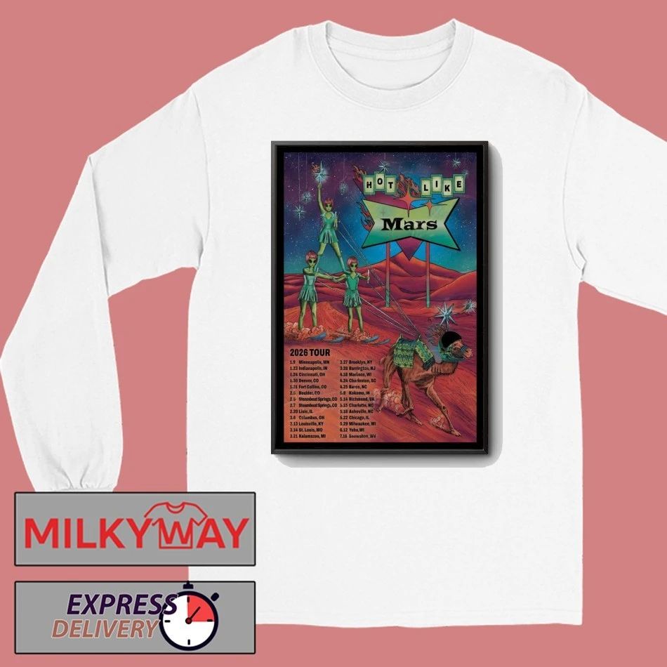 Like Mars Tour 2026 Poster shirt