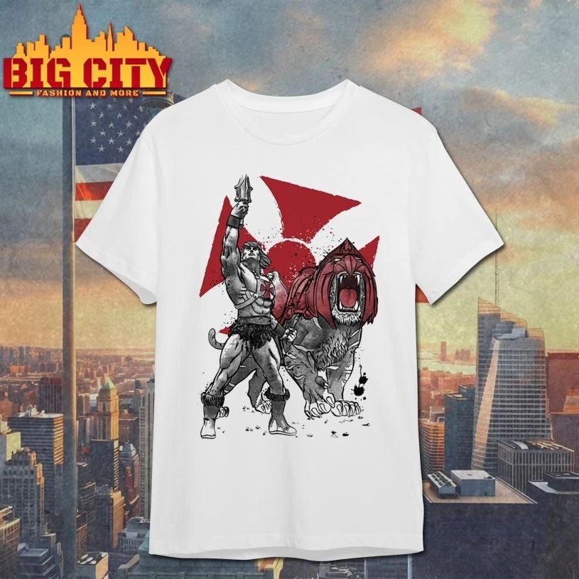 Prince Adam And Battle Cat T-shirt