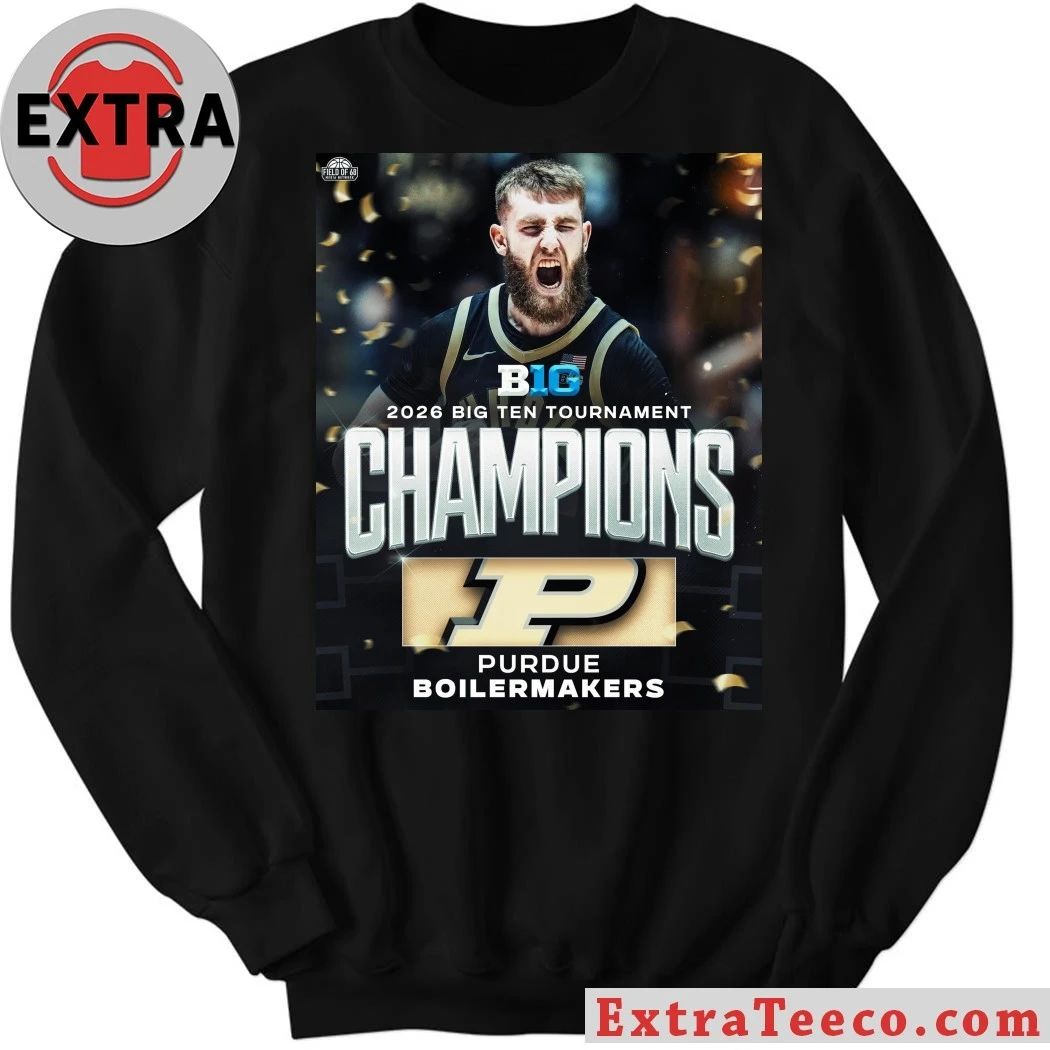 The Purdue Boilermakers won the 2026 Big Ten Tournament championship Shirt