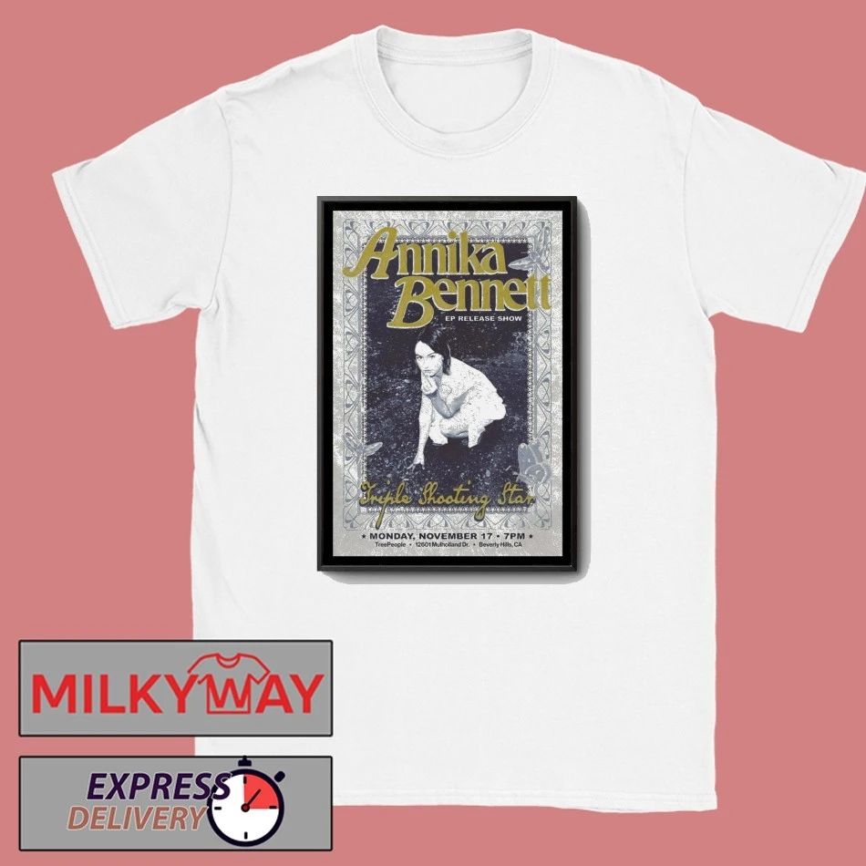 Annika Bennett Beverly Hills, CA Nov 17 2025 Poster shirt