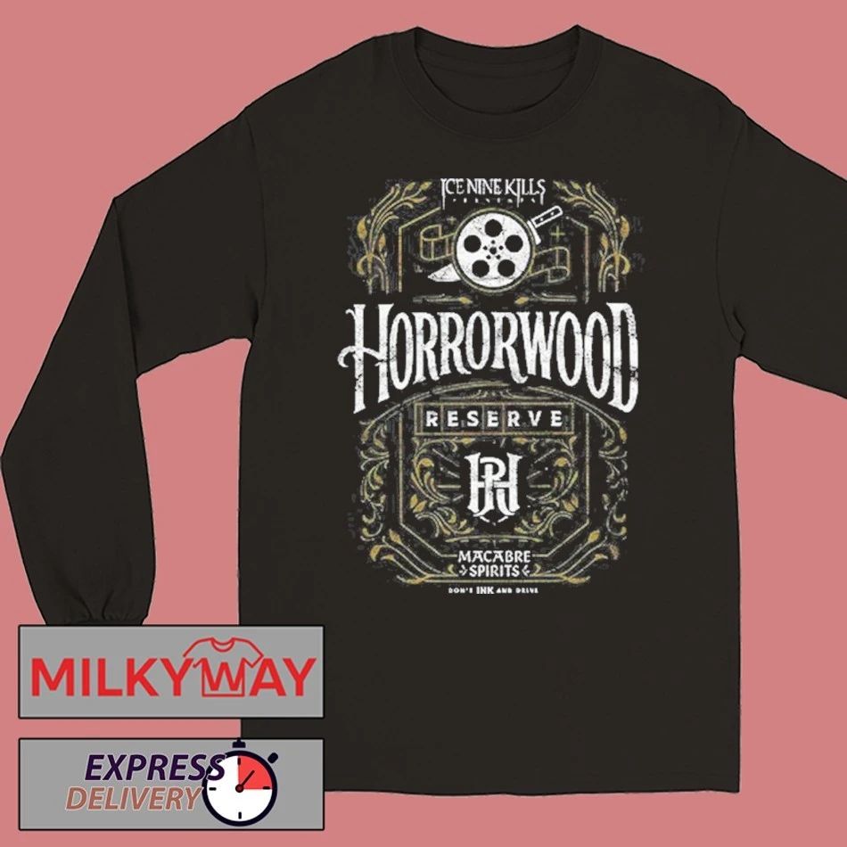 Ice Nine Kills Horrorwood Reserve Black Shirt