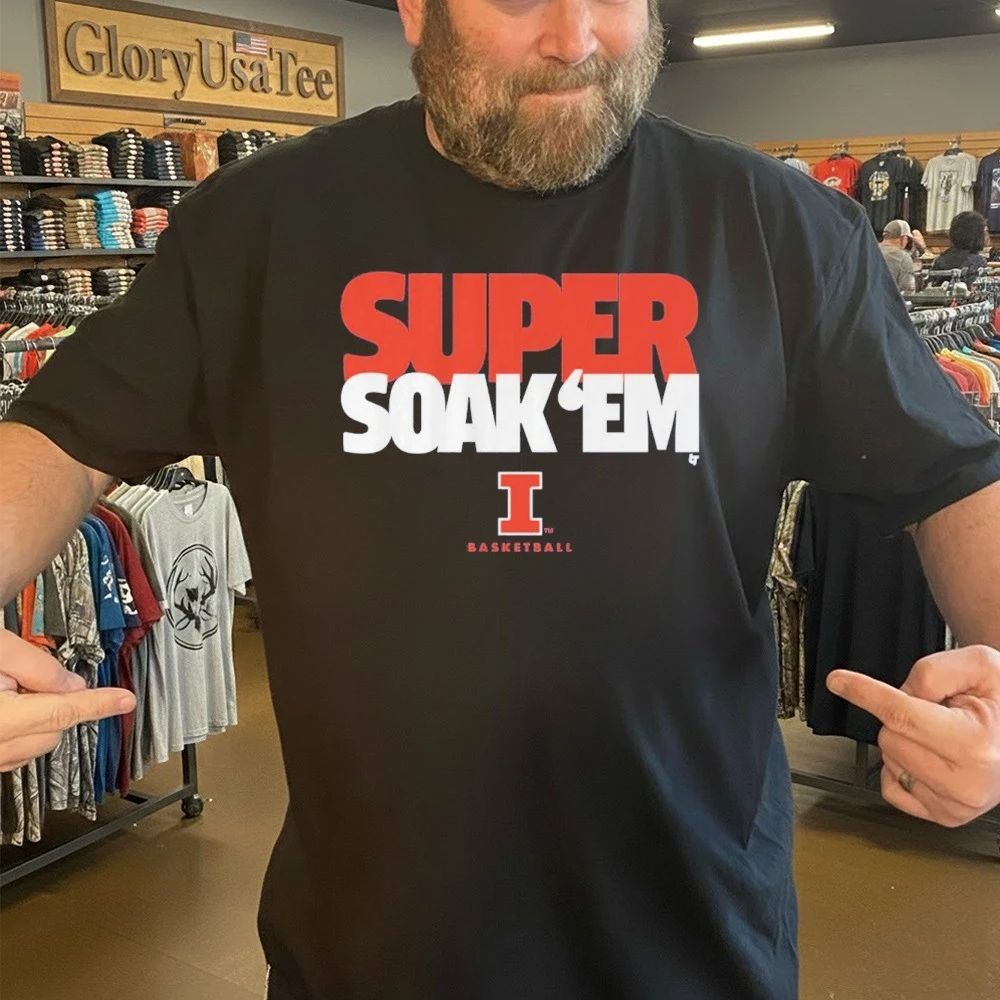 Illinois Basketball Super Soak ‘Em Shirt