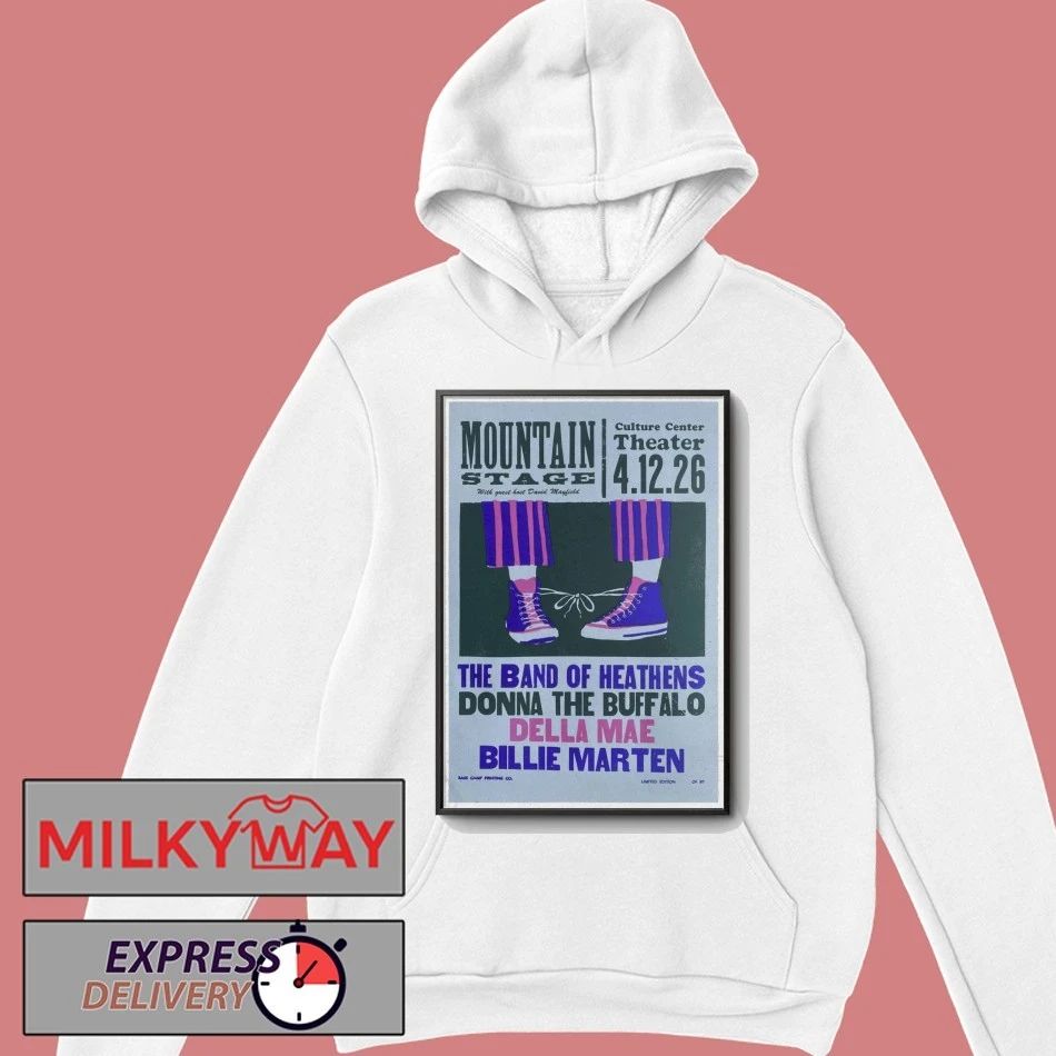 Apr 12 2026 Mountain Stage Poster Charleston, West Virginia shirt
