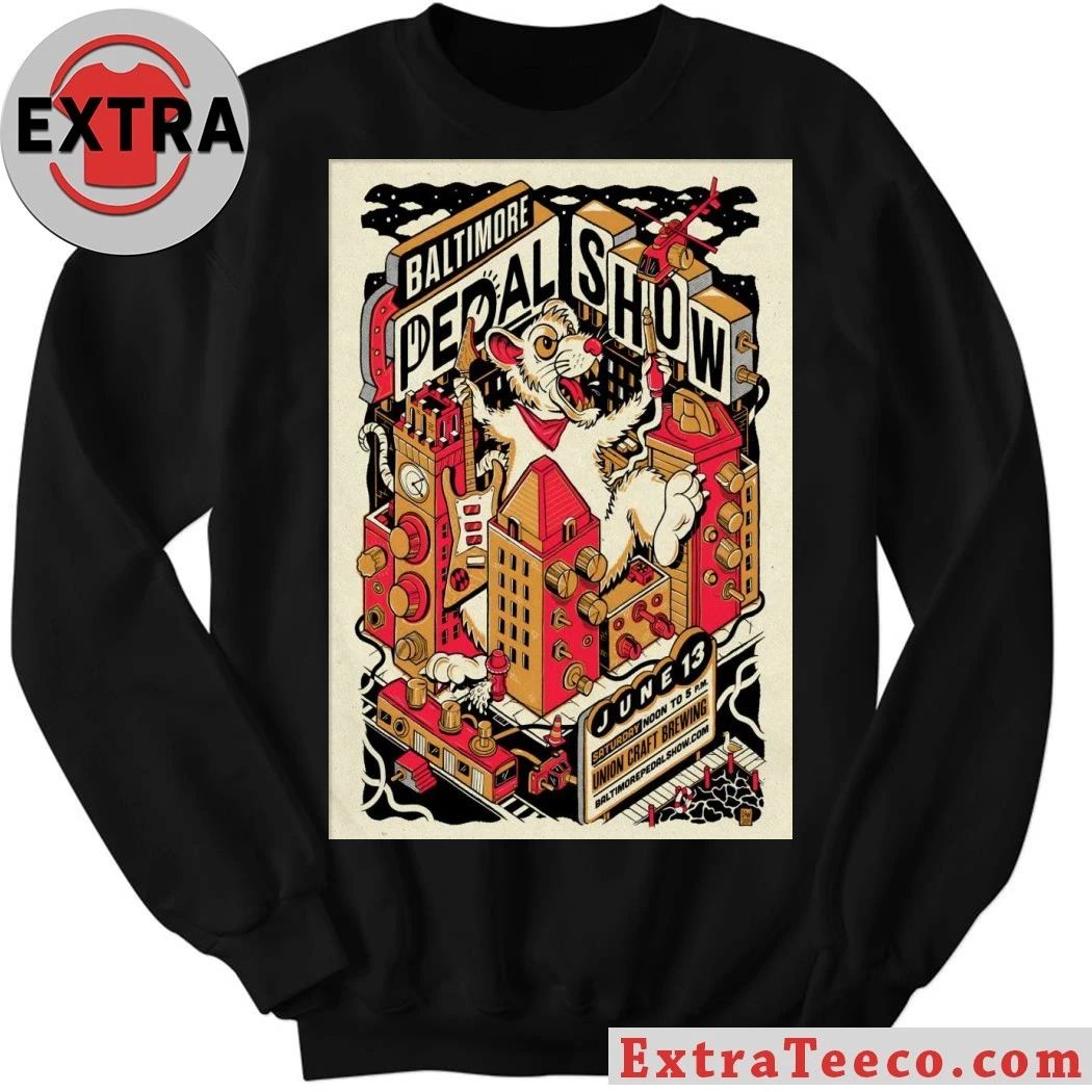 Baltimore Pedal Show June 13 2026 Baltimore MD Poster Shirt