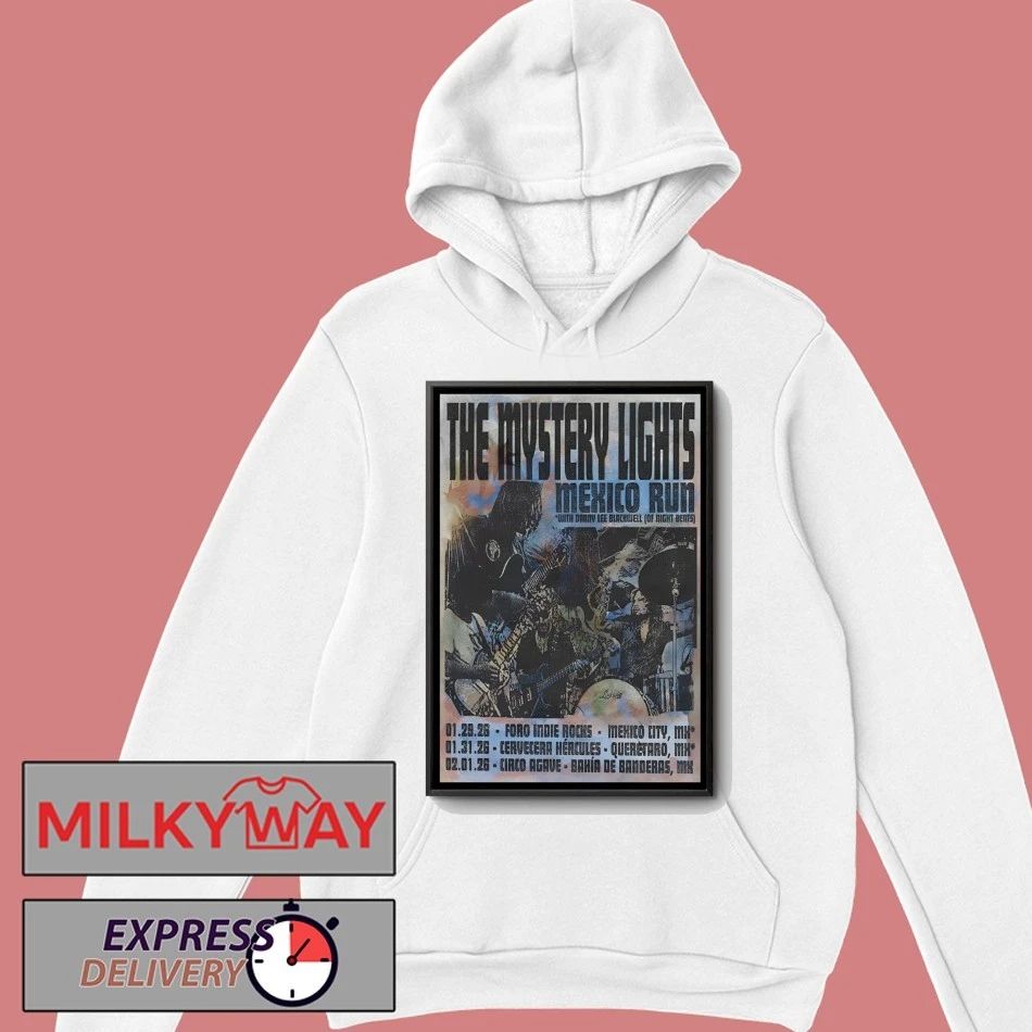The Mystery Lights Jan 31 2026 Queretaro MX Poster shirt