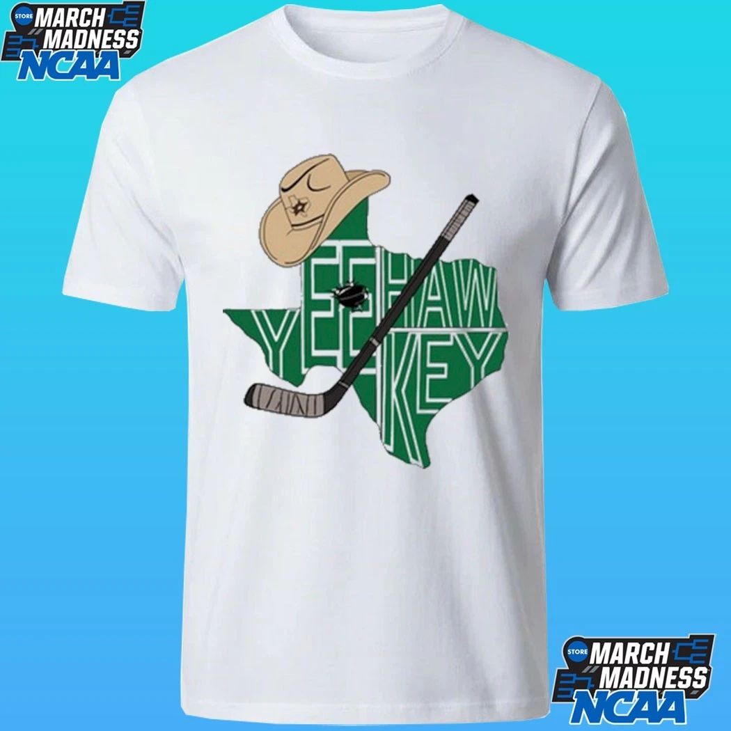 Yee Hawkey Texas Hockey Tees By You Shirt