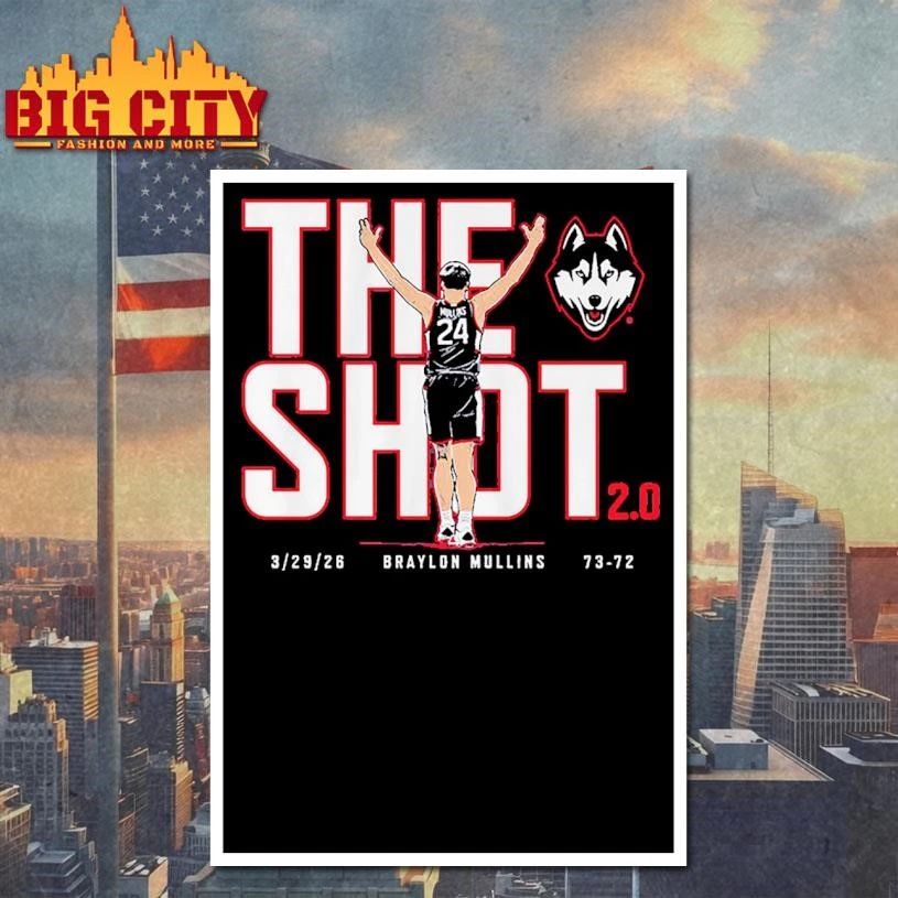 UConn Basketball Braylon Mullins The Shot 2.0 College Shirt