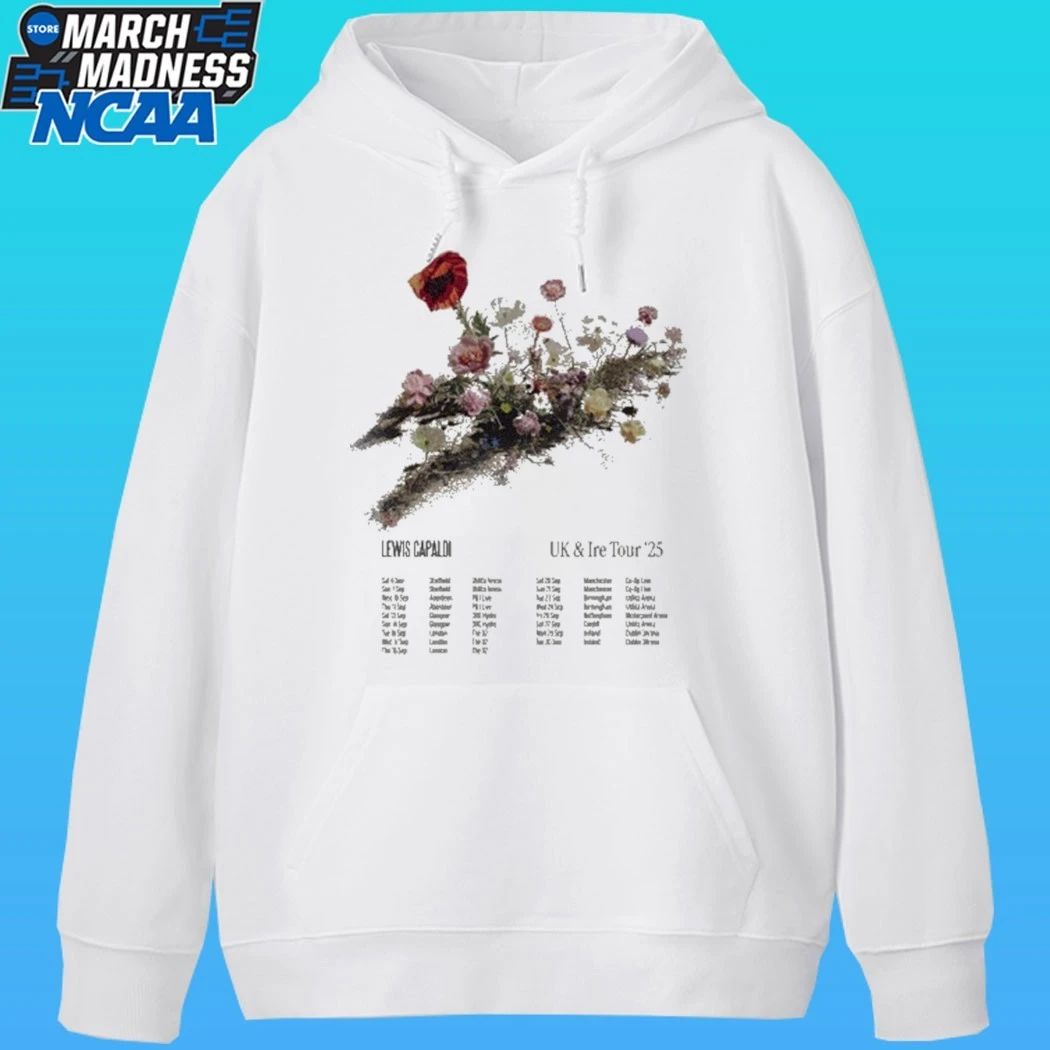 Lewis Capaldi Flowers Dateback Shirt