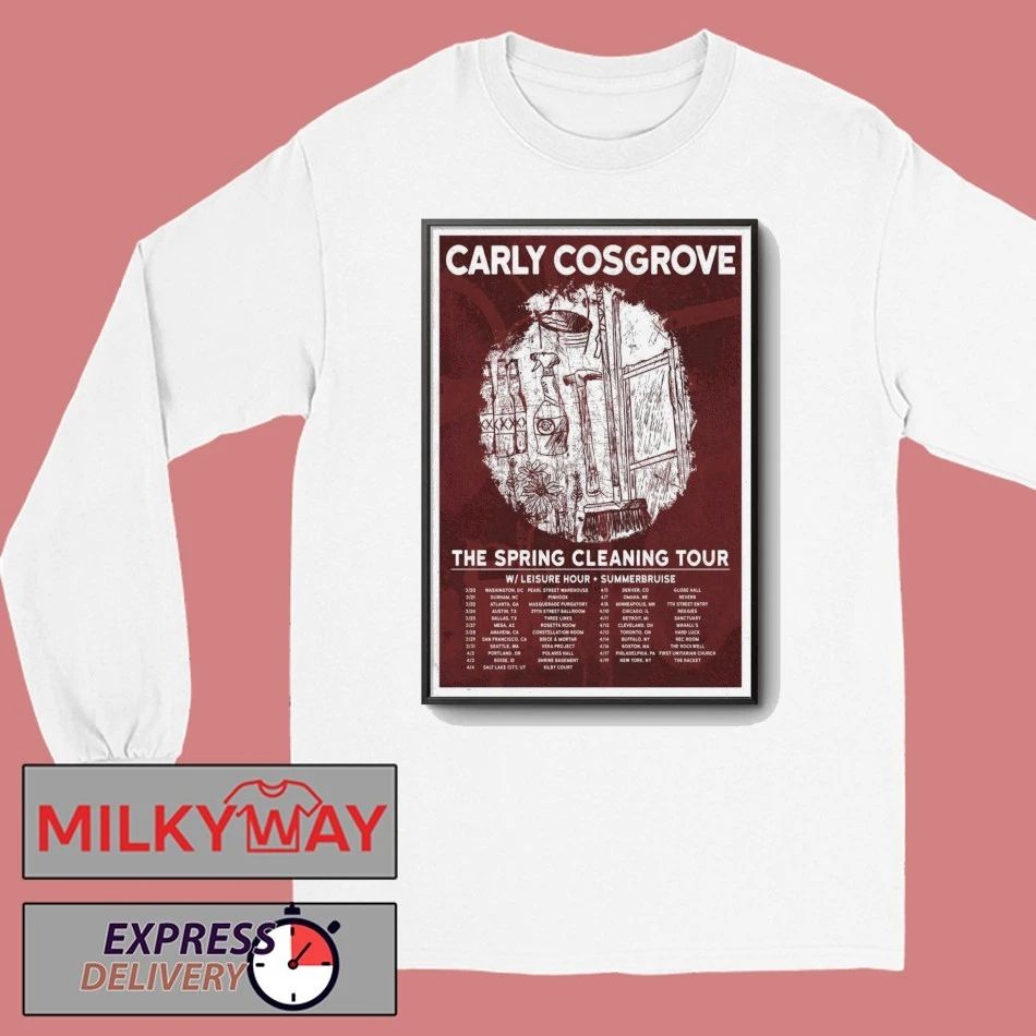 Carly Cosgrove Poster The Spring Cleaning 2026 Tour shirt