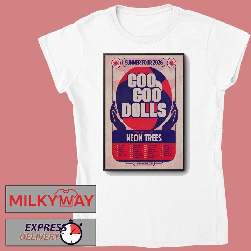 Poster Goo Goo Dolls Summer Tour 26 shirt