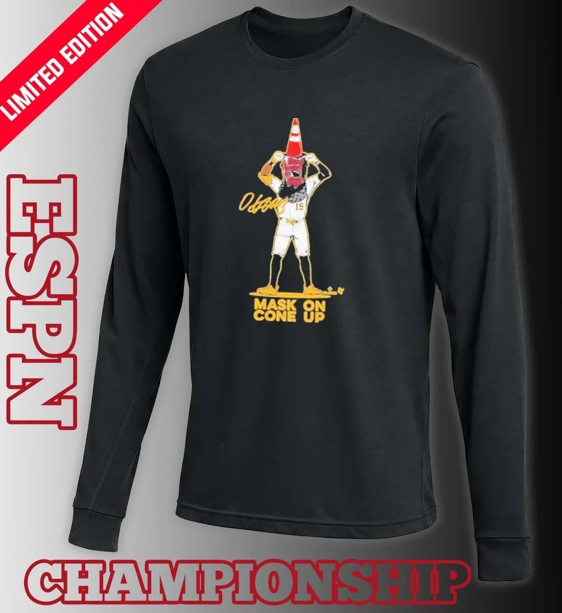 Pittsburgh Pirates Oneil Cruz Mask On, Cone Up Shirt
