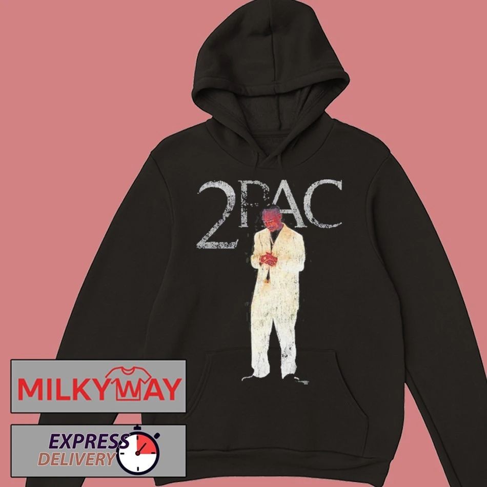2pac White Suit Layered New Shirt