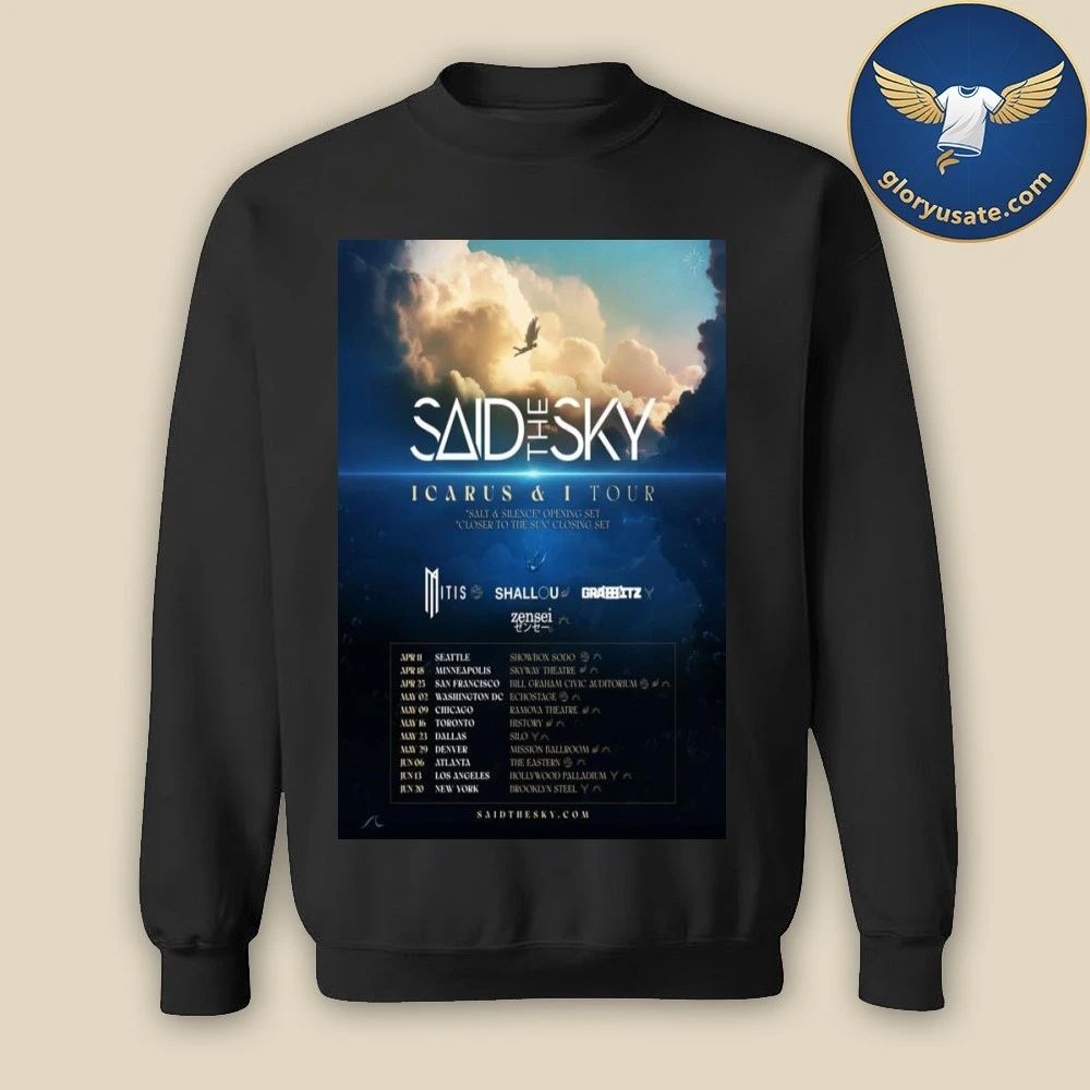 Said The Sky Icarus & I Tour 2026 Poster Shirt