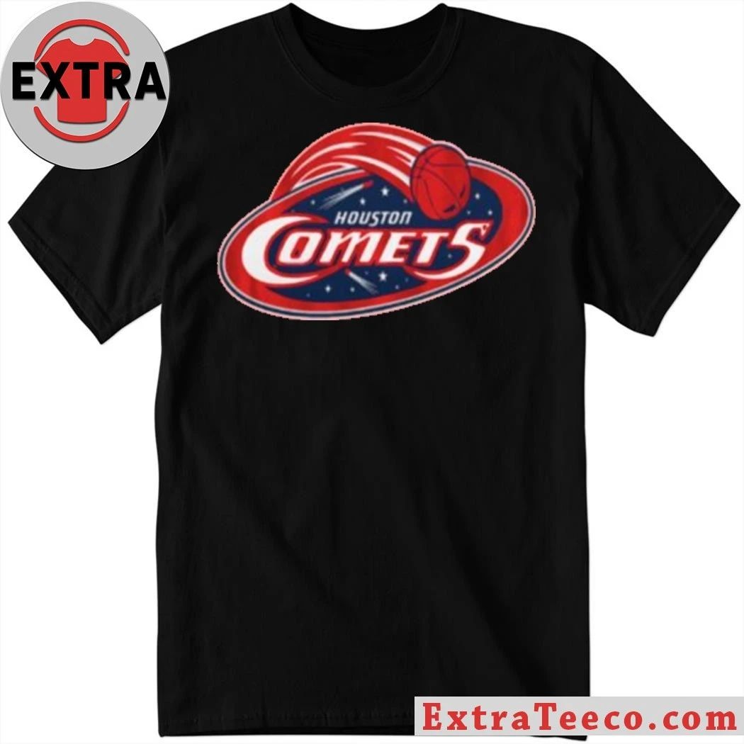 Red Vanvleet Rockin A Houston Comets T-Shirt
