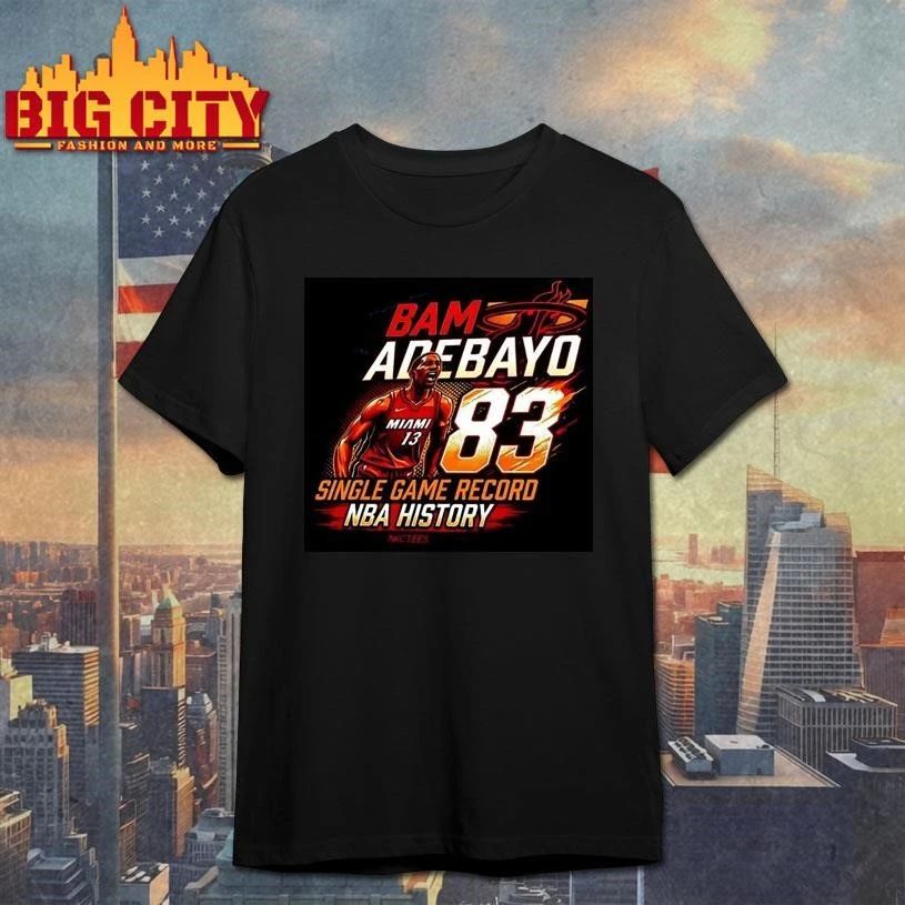 Bam Adebayo 83-Point NBA Record T-Shirt