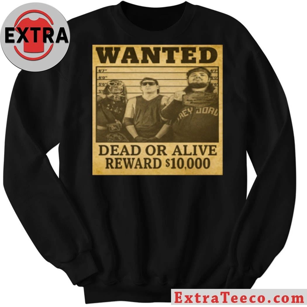 WANTED Dead Or Alive Reward 10 000 T-shirt