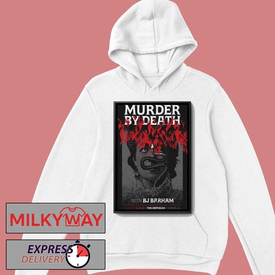 Murder By Death The Orpheum Tampa Nov 10 2025 Poster shirt