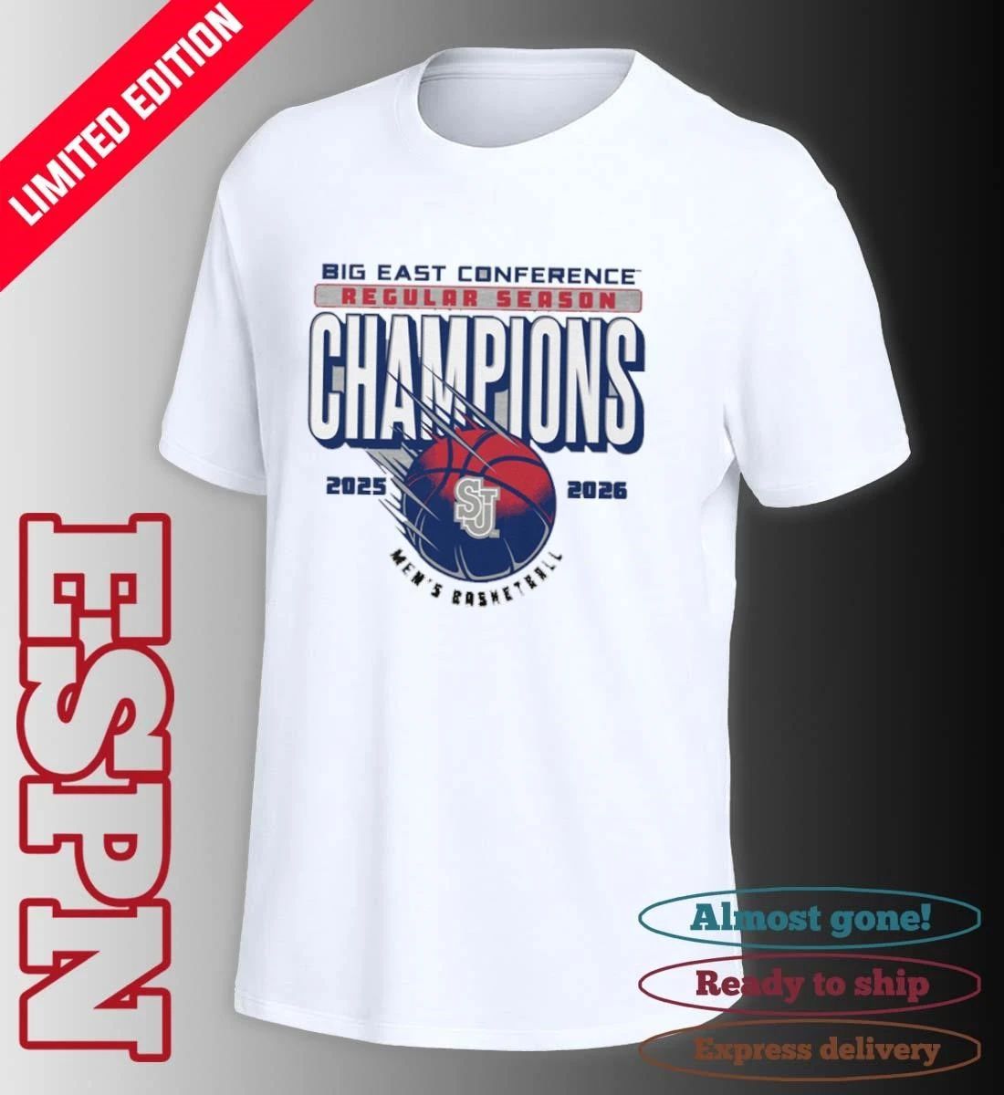 St. John’s Red Storm Men’s Basketball Big East Regular Season Champions Shirt