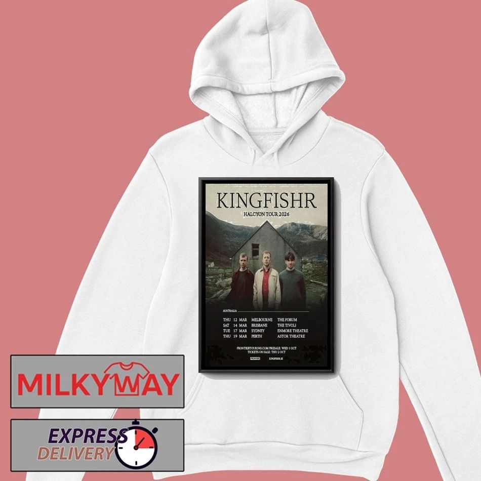 Kingfishr Halcyon Tour 2026 Poster shirt