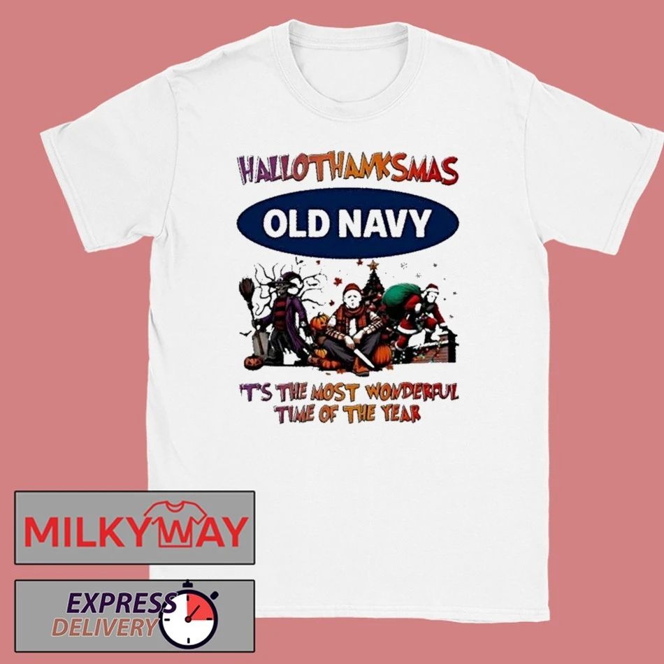 Horror Movies Halloween X Old Navy Its The Most Wonderful Time Of The Year Shirt
