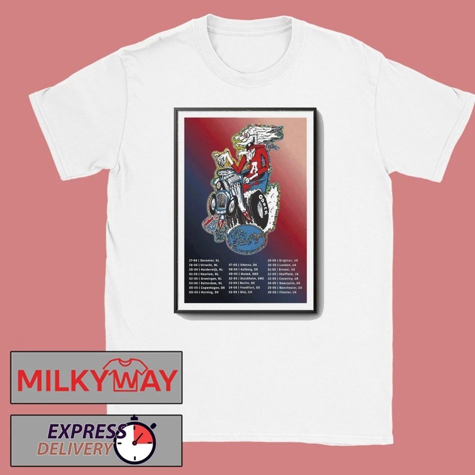 Charlie Parr Europe + UK Spring 2026 Poster shirt