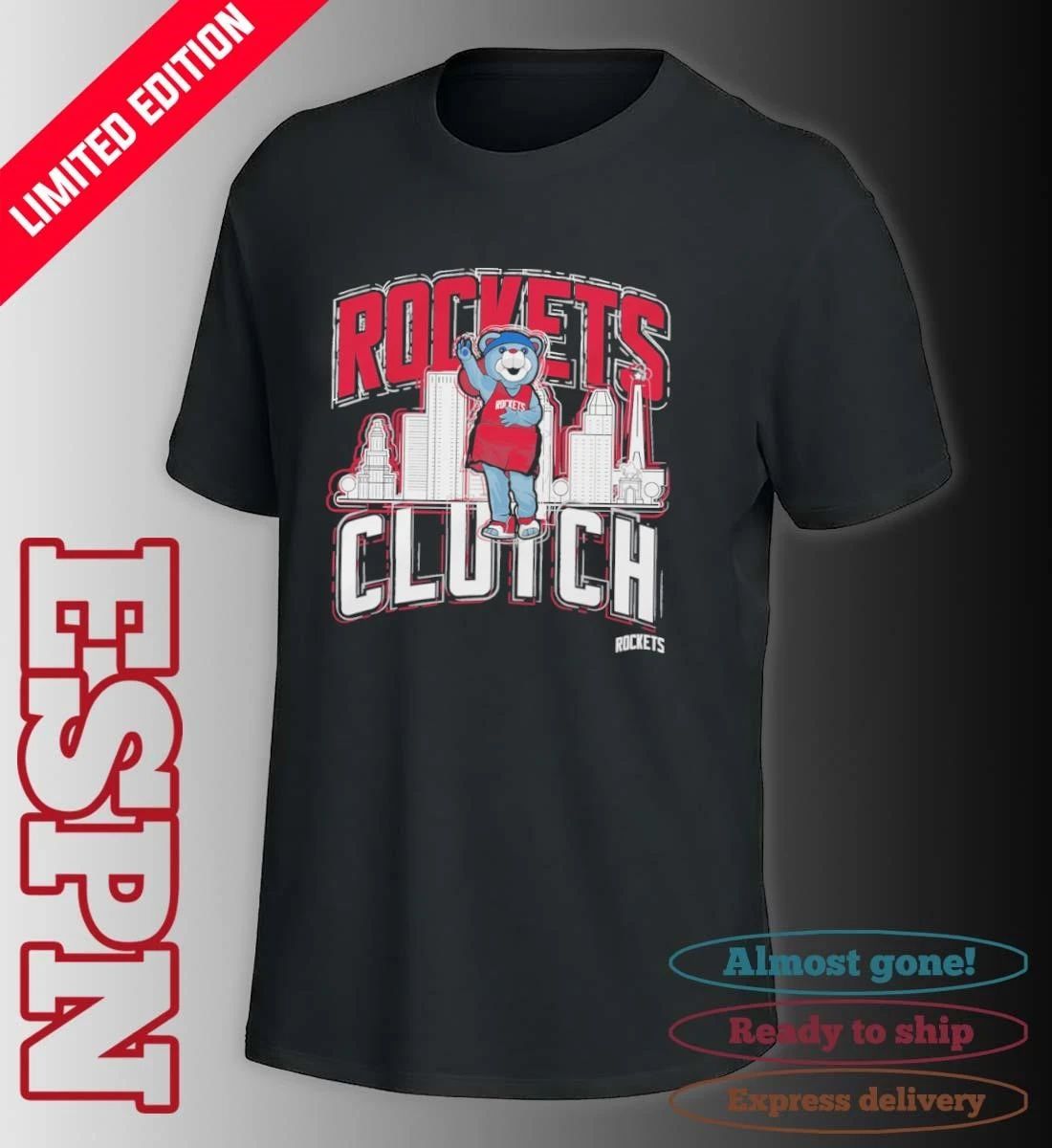 Houston Rockets Mascot City Elementized T-Shirt