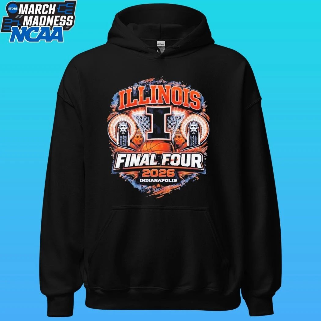 Illinois Final Four 2026 March Madness Illini Basketball Shirt
