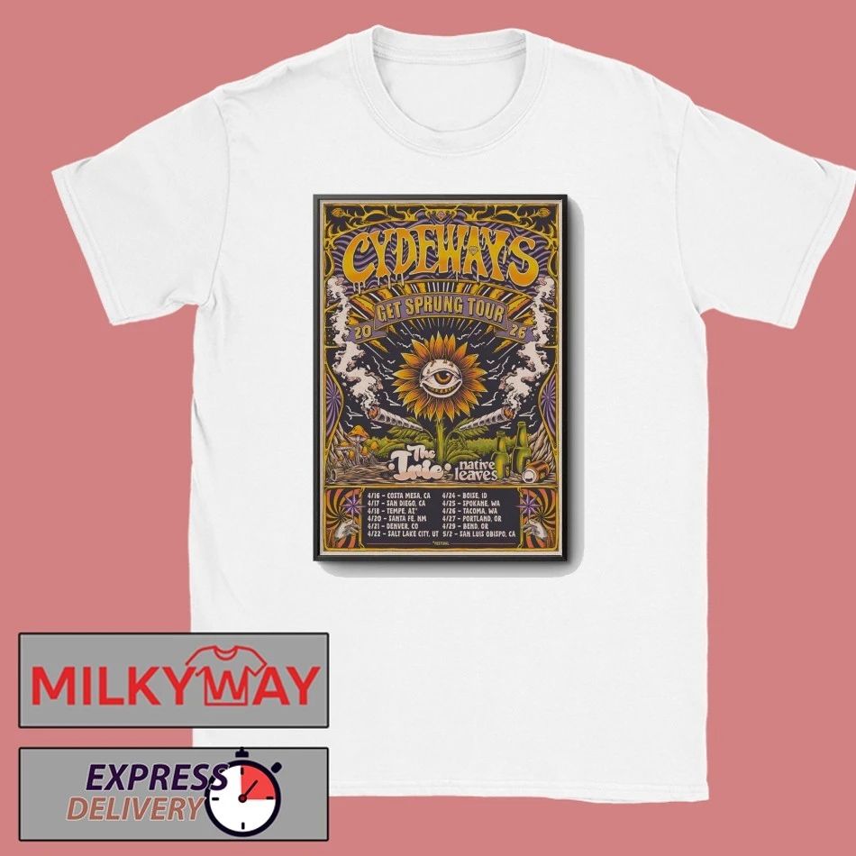 Cydeways Tour Get Spring 2026 Poster shirt