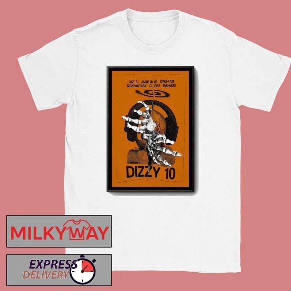 Dizzy 10 Halloween Event Brooklyn Oct 31 2025 Poster shirt