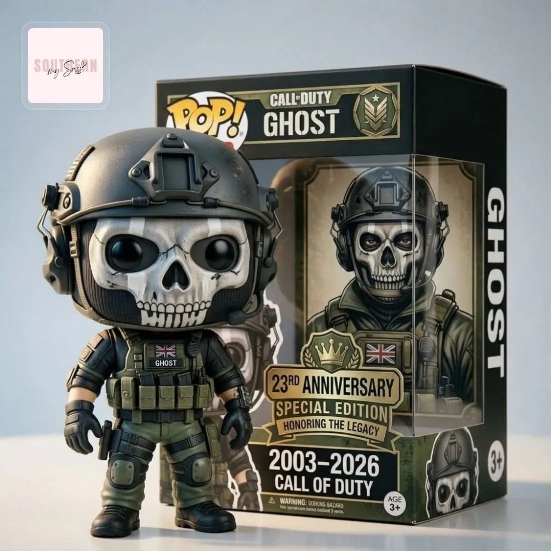 Call of Duty Ghost 23rd Anniversary Special Edition Pop Figure Doll