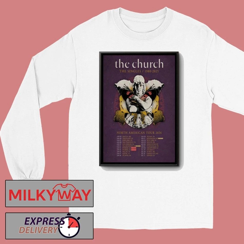 The Church North American 2026 Shows Poster shirt