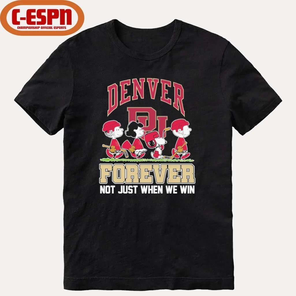 The Peanuts Characters Forever X Denver Pioneers Shirt