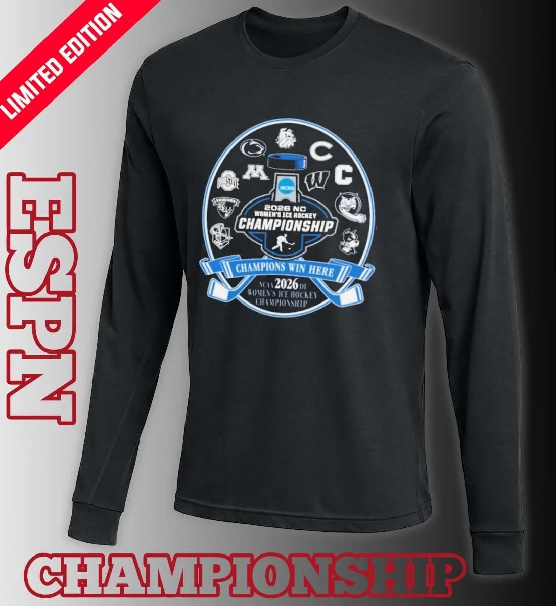 2026 National Collegiate Women’s Ice Hockey Regional Shirt