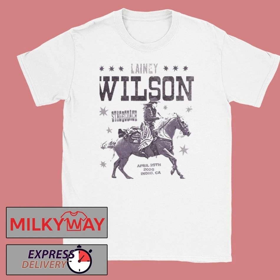 Lainey Wilson Stagecoach Rider Apr 25 2026 T Shirt
