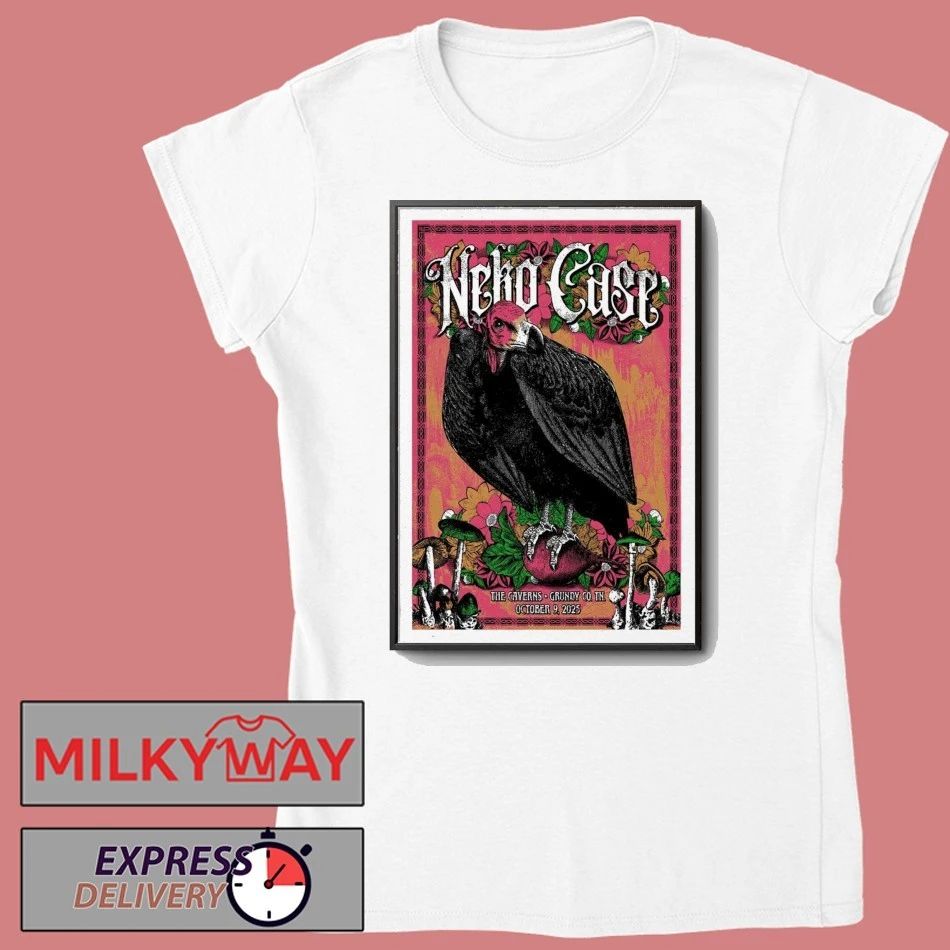 Neko Case The Caverns in Pelham, TN October 9, 2025 Poster shirt