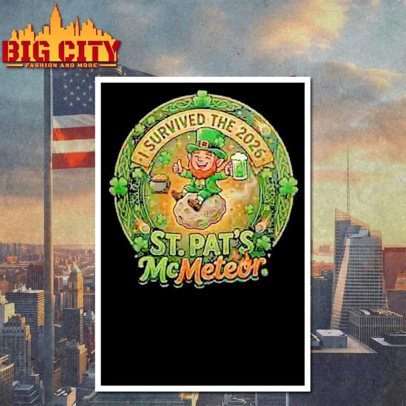 I Survived The St. Patricks Day 2026 Meteor Shirt