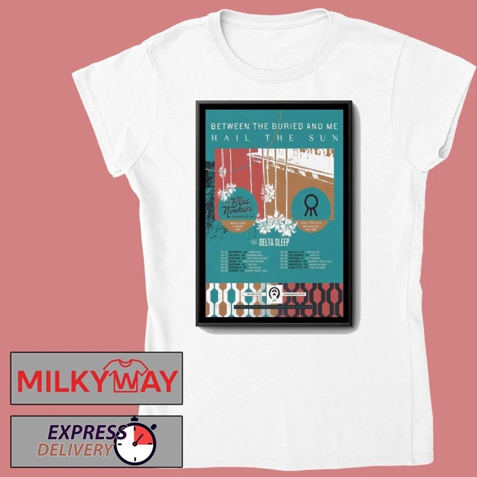 Between the Buried and Me Tour 2025 Poster shirt
