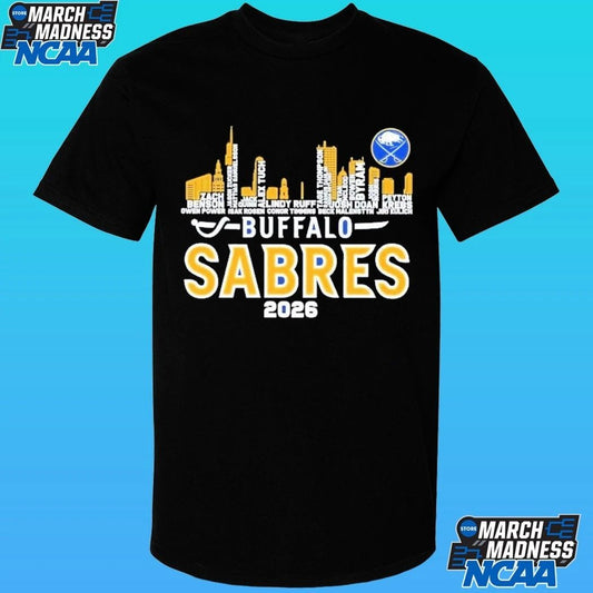 Buffalo Sabres Hockey Skyline City Players Names 2026 Shirt