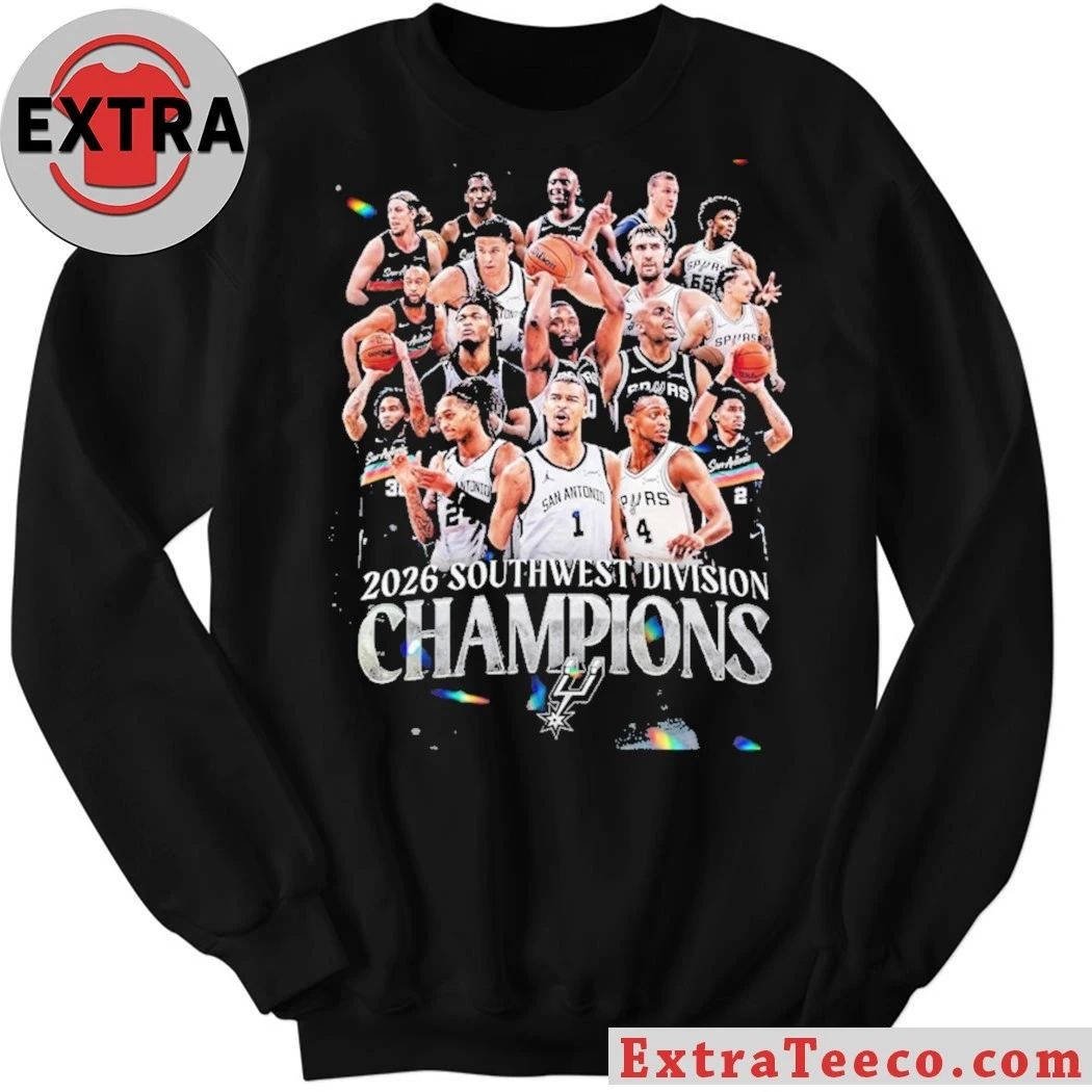 San Antonio Spurs 2026 Southwest Division Champions Shirt