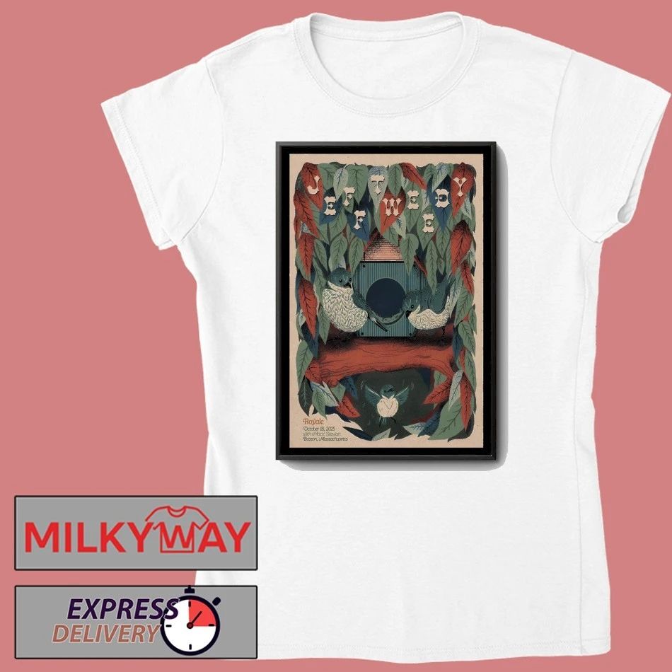 Jeff Tweedy The Royale Boston in Boston Show 2025 Poster shirt