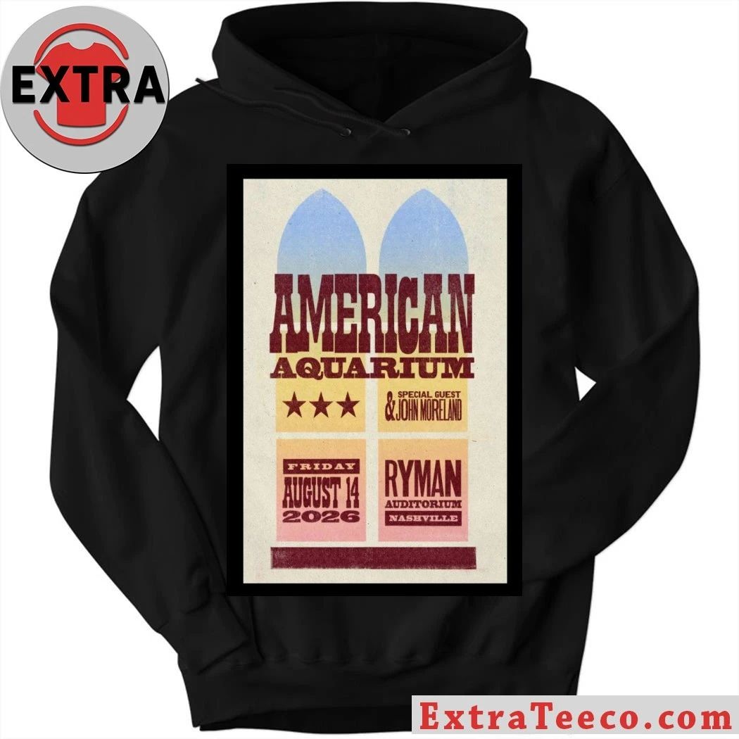 American Aquarium Ryman Auditorium August 14 2026 Poster Shirt