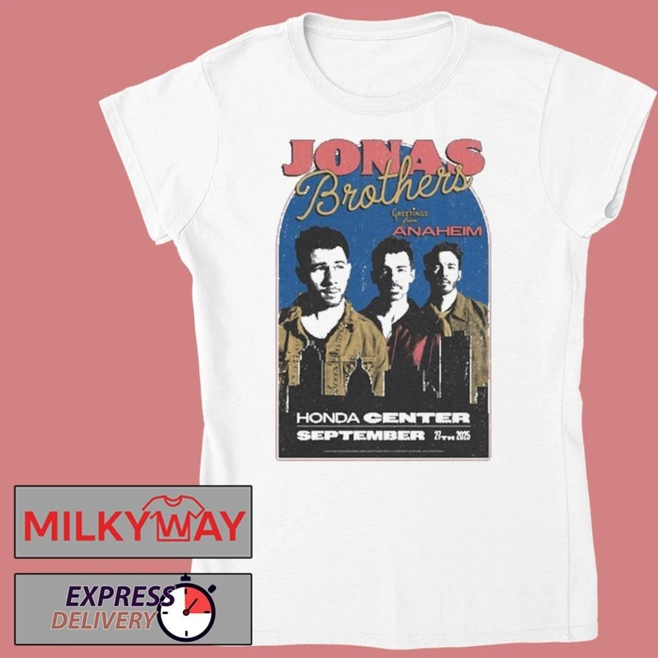 Jonas Brothers Sept 27 2025 Honda Center Anaheim, CA shirt