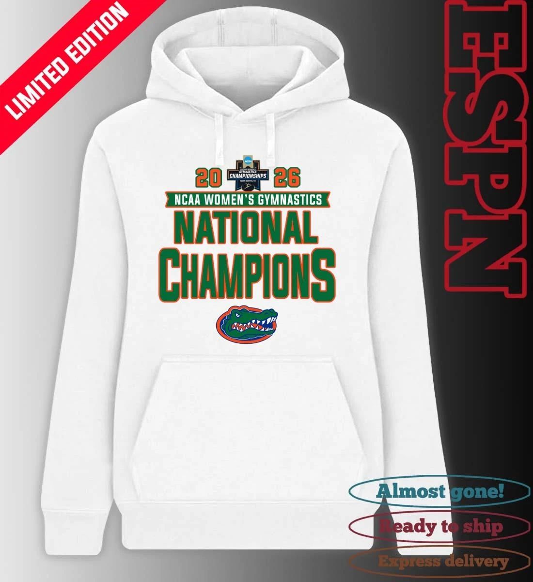 Florida Gators 2026 NCAA Women’s Gymnastics National Champions T-Shirt